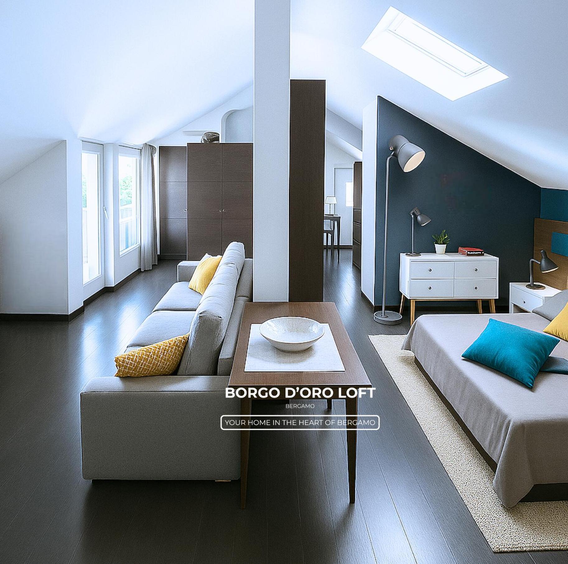 Borgo D'Oro Loft Apartman Bergamo Kültér fotó